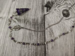 Evening Solace - Handcrafted Amethyst & Labradorite Necklace