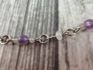 Evening Solace - Handcrafted Amethyst & Labradorite Necklace